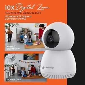 S-P100 – CAMERA 4G/Wi-Fi HD NETWORK PT CAMERA | 3MP, 10X DIGITAL ZOOM, TWO -WAY AUDIO