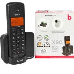 BEETEL TELEPHONE WIRELESS X90 CORDLESS 2.4Ghz LANDLINE PHONE WITH CALLER ID DISPLAY